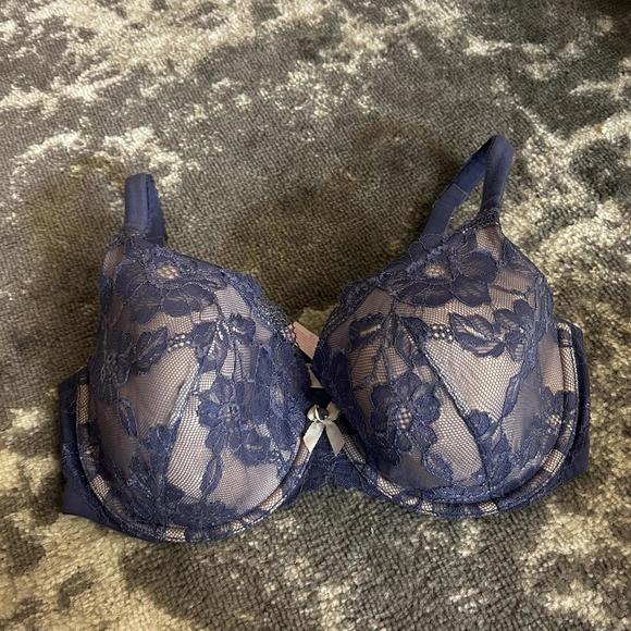 Body by Victoria Lilac Lined Perfect Coverage Lace Bra 36DD - Picture 1 of 4